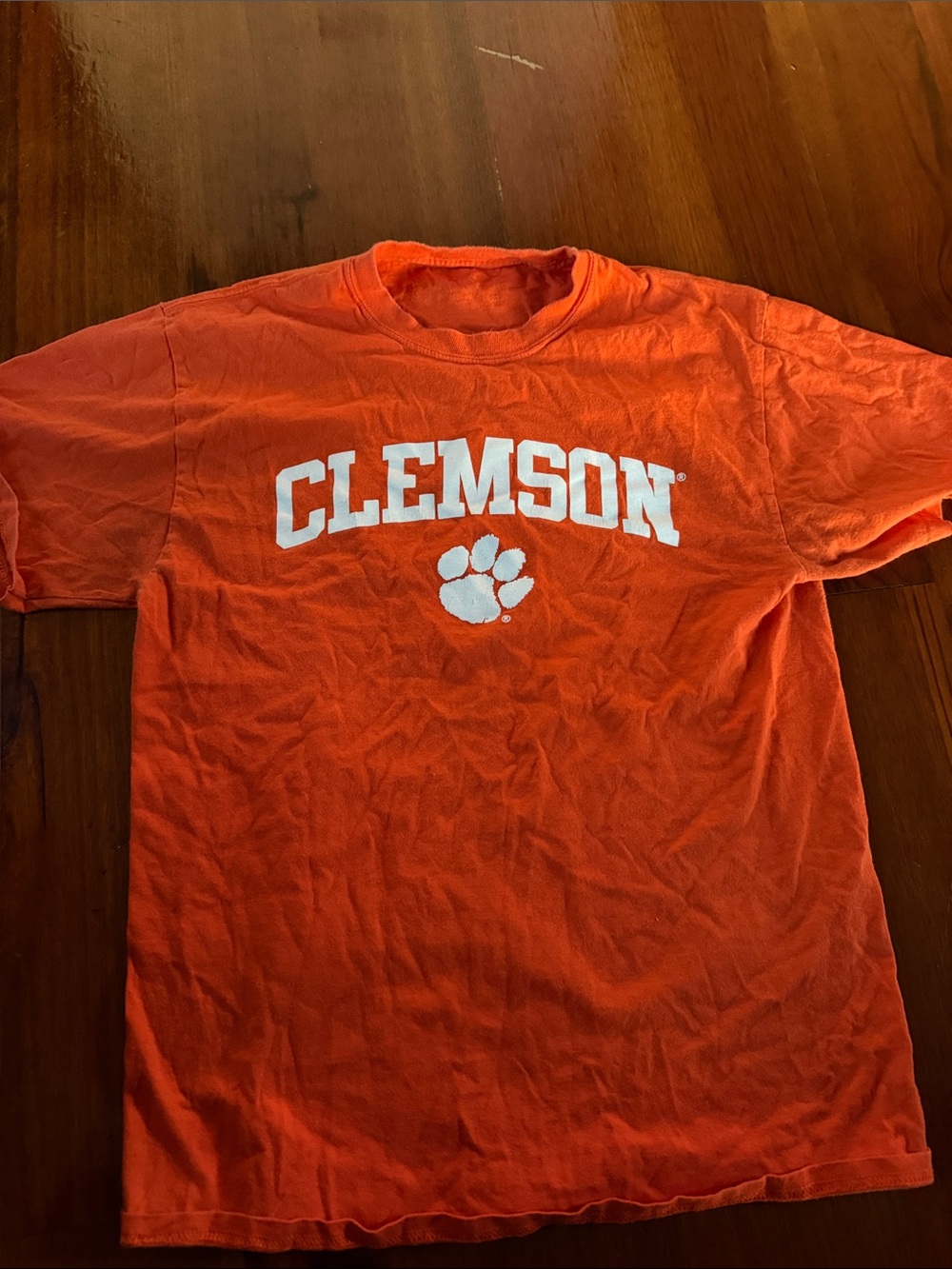 Short-Sleeve Orange Logo Tee
